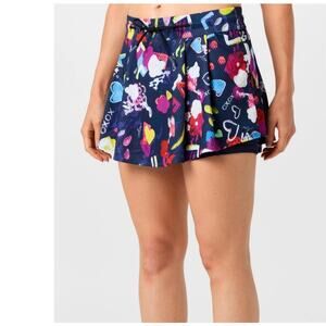 NWT Lucky In Love Women's High Waist Love You Skort Size Small (4-6)
